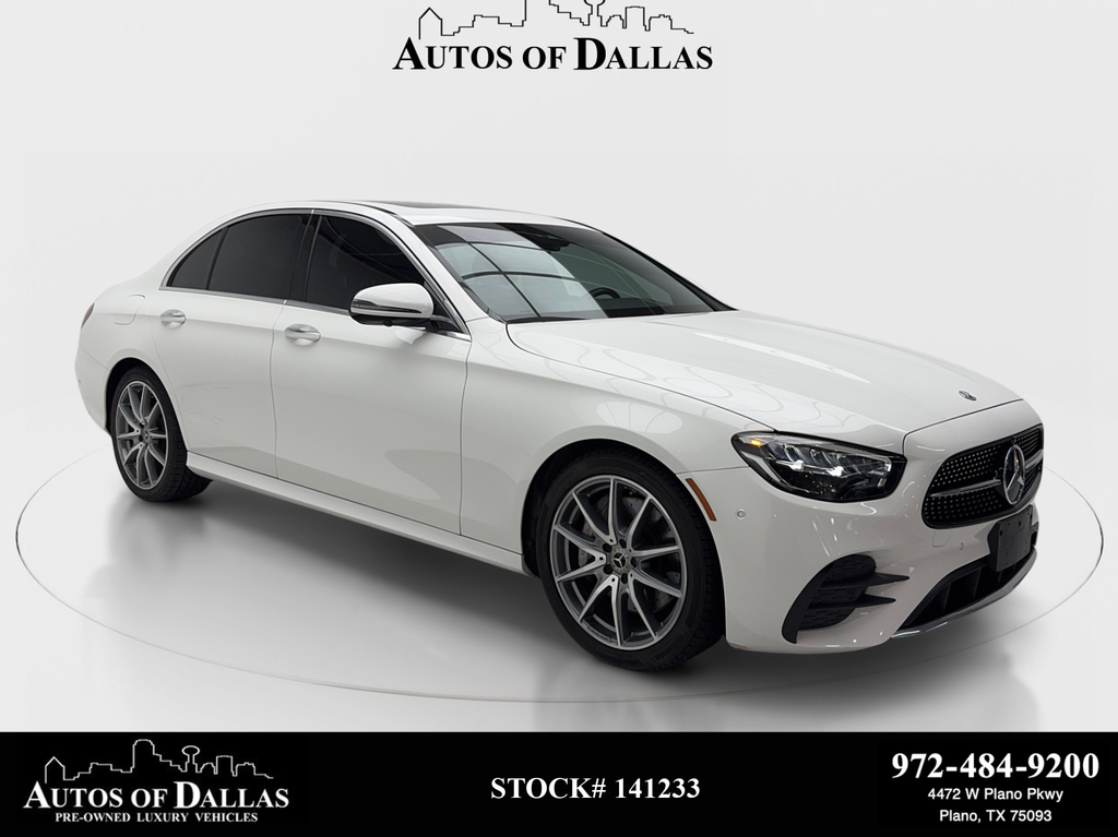 White 2023 Mercedes-Benz E-Class Sedan Rear-Wheel Drive 9-Speed Automatic