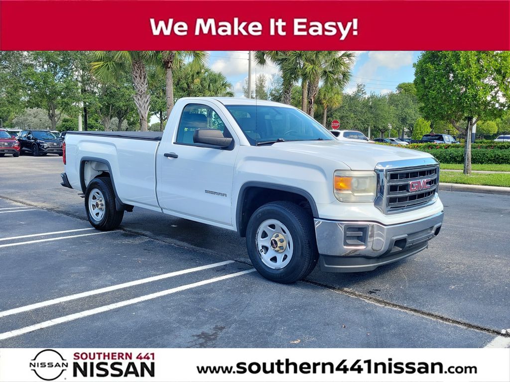 Summit White 2014 GMC Sierra 1500 Pickup Truck 4X2 6-Speed Automatic Overdrive