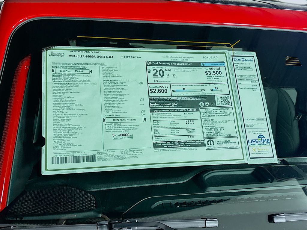 2025 Jeep Wrangler Sport S
