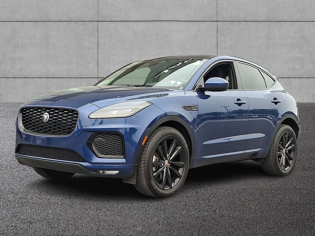 Bluefire Blue Metallic 2022 Jaguar E-PACE SUV / Crossover All-Wheel Drive 9-Speed Automatic