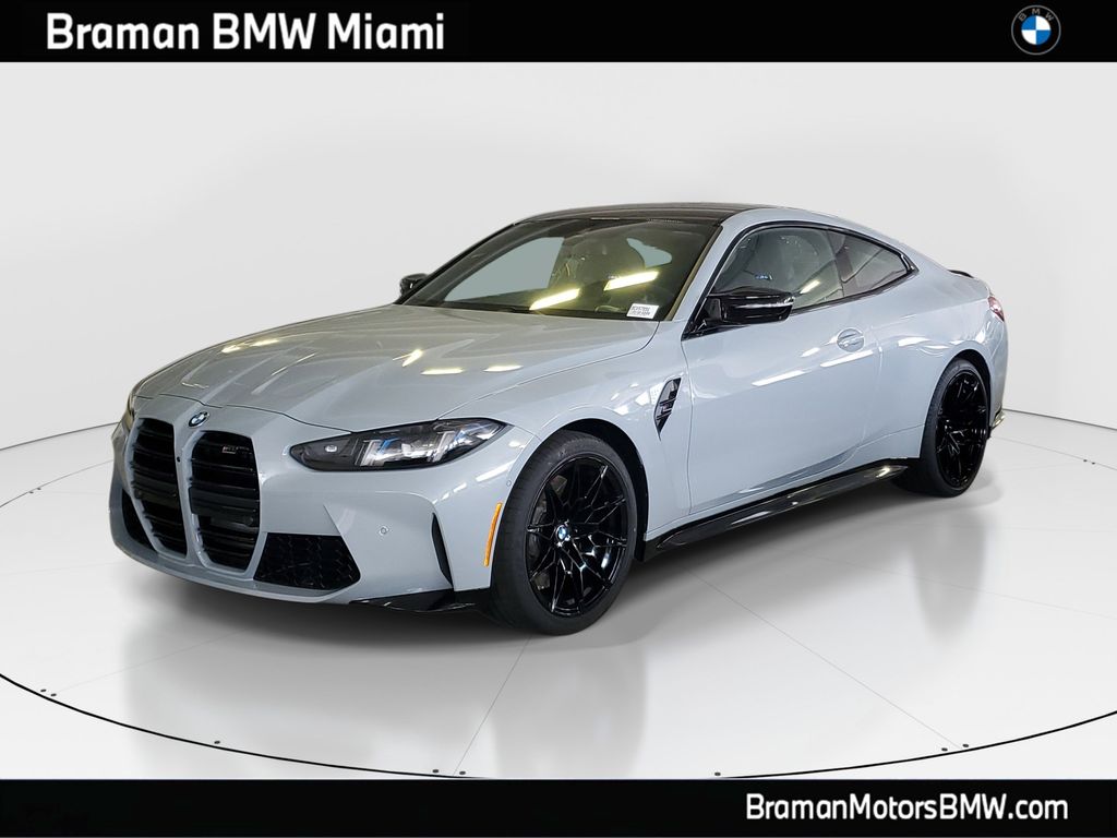 Gray Metallic 2026 BMW M4 Competition Coupe RWD Coupe Rear-Wheel Drive 8-Speed Automatic