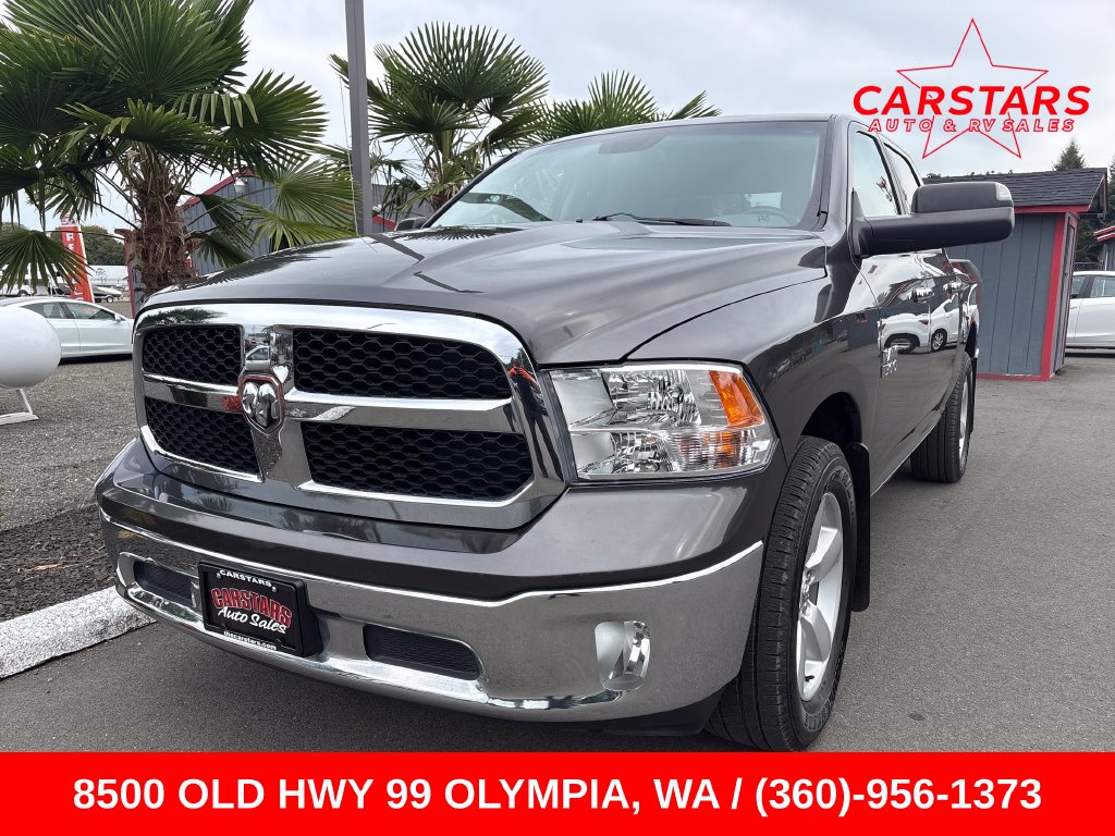 Gray (Granite Crystal Metallic Clearcoat) 2014 RAM 1500 Pickup Truck Four-Wheel Drive 8-Speed Automatic