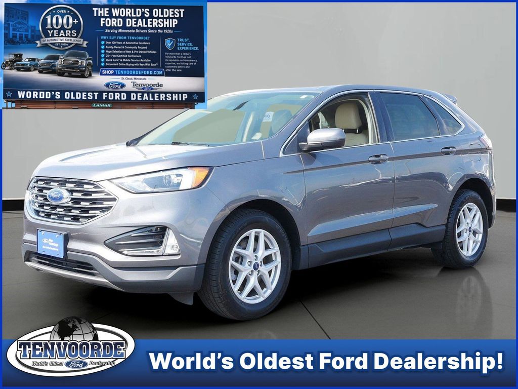 Gray Metallic 2022 Ford Edge SUV / Crossover All-Wheel Drive 8-Speed Automatic