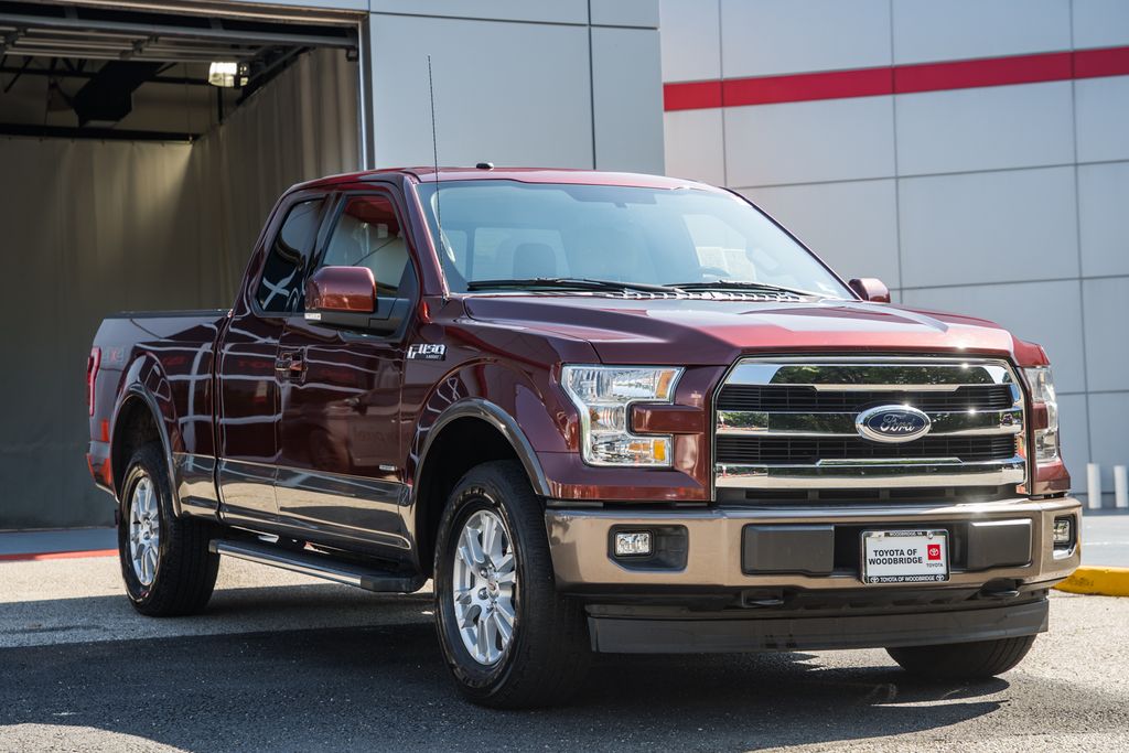 Red (Bronze Fire Metallic) 2017 Ford F-150 Pickup Truck Four-Wheel Drive Automatic