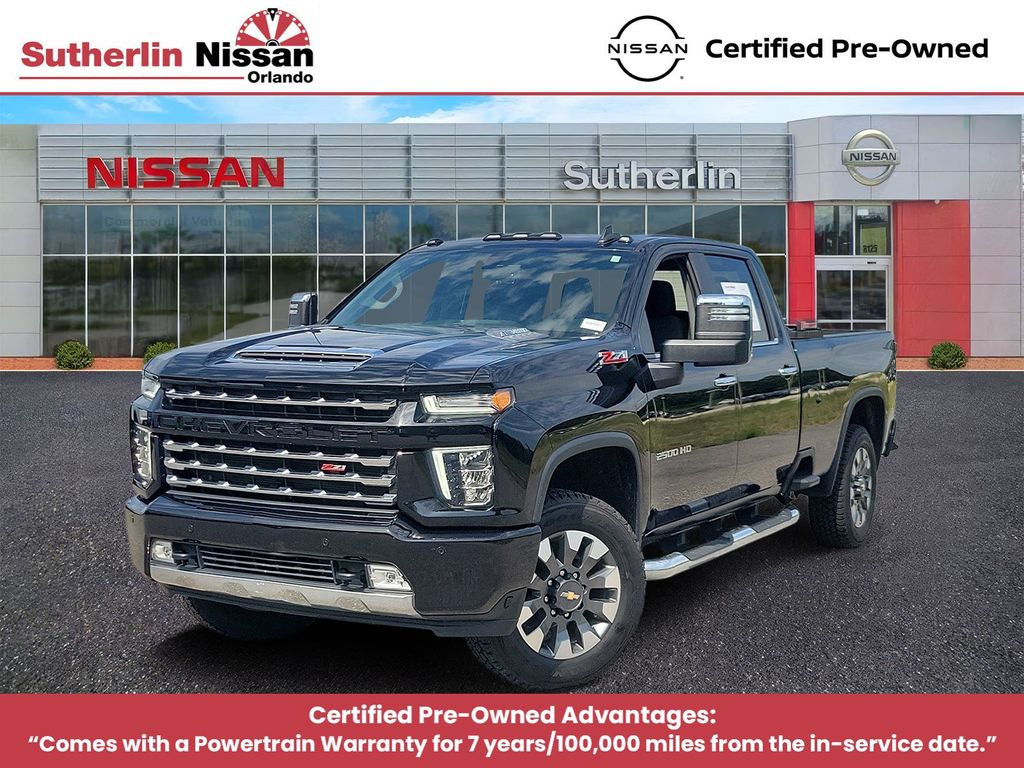 Black 2021 Chevrolet Silverado 2500HD Pickup Truck Four-Wheel Drive Automatic