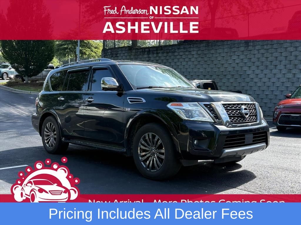 Super Black 2019 Nissan Armada SUV / Crossover Four-Wheel Drive 7-Speed Automatic