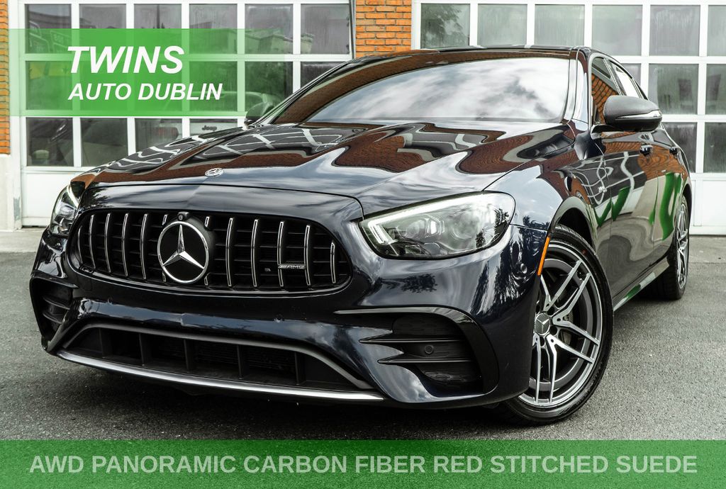 Blue 2021 Mercedes-Benz E-Class Sedan All-Wheel Drive 9-Speed Automatic