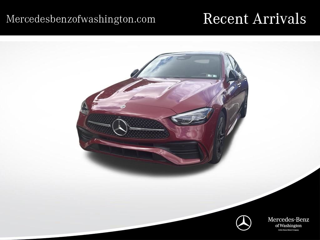 MANUFAKTUR Patagonia Red Metallic 2024 Mercedes-Benz C-Class C 300 4MATIC Sedan All-Wheel Drive 9-Speed Automatic
