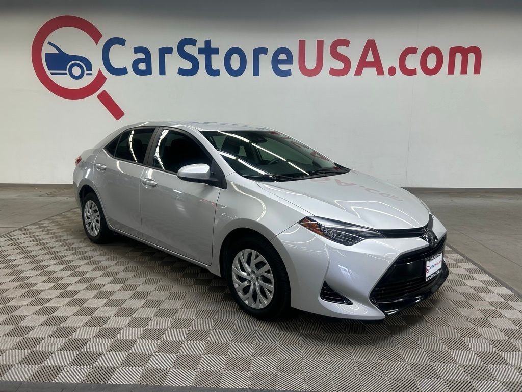 Classic Silver Metallic 2017 Toyota Corolla LE Sedan Front-Wheel Drive Continuously Variable Transmission