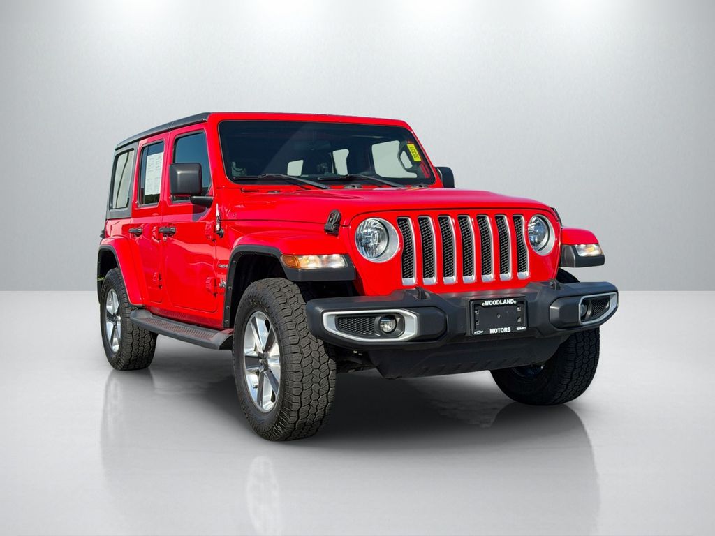Firecracker Red Clearcoat 2019 Jeep Wrangler Unlimited Sahara 4WD SUV / Crossover Four-Wheel Drive 8-Speed Automatic