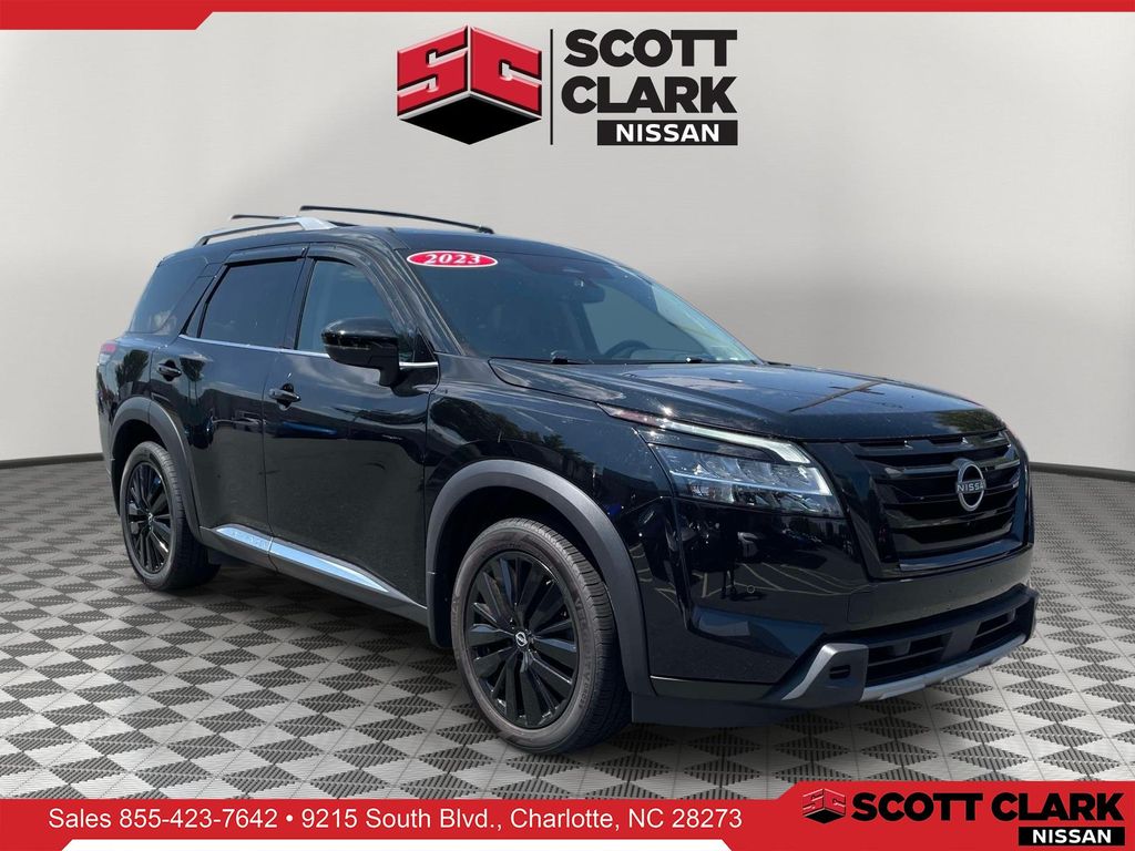 Super Black 2023 Nissan Pathfinder SUV / Crossover All-Wheel Drive 9-Speed Automatic