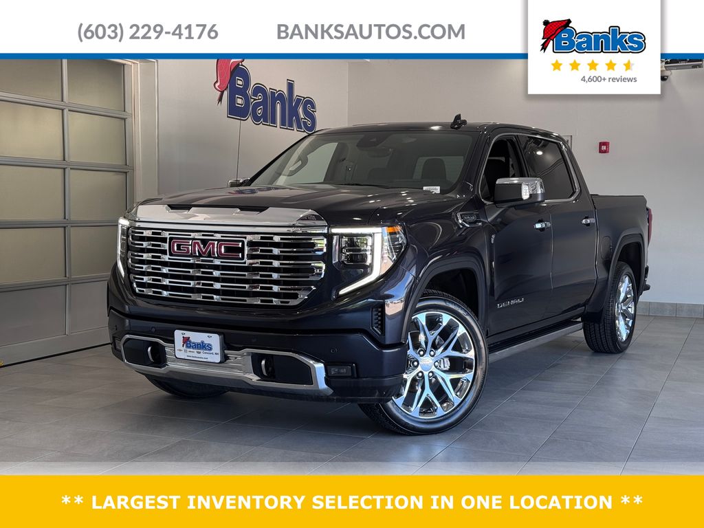 Titanium Rush Metallic 2022 GMC Sierra 1500 Denali Crew Cab 4WD Pickup Truck Four-Wheel Drive Automatic