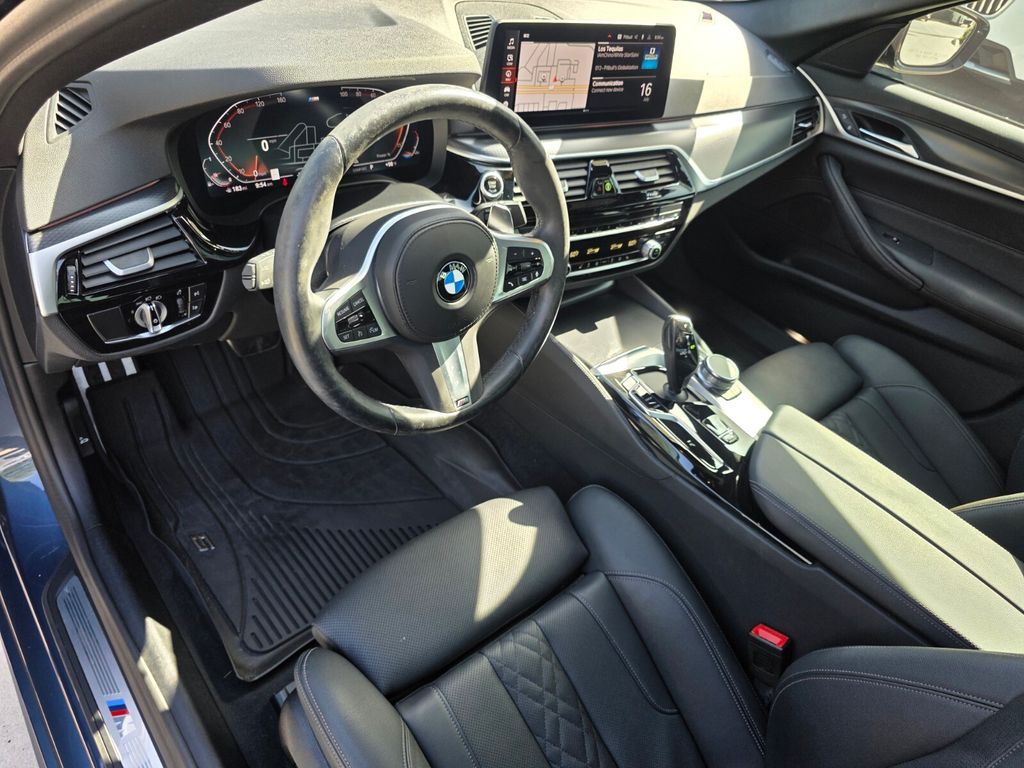 Certified Used 2023 Blue BMW 540i image 9
