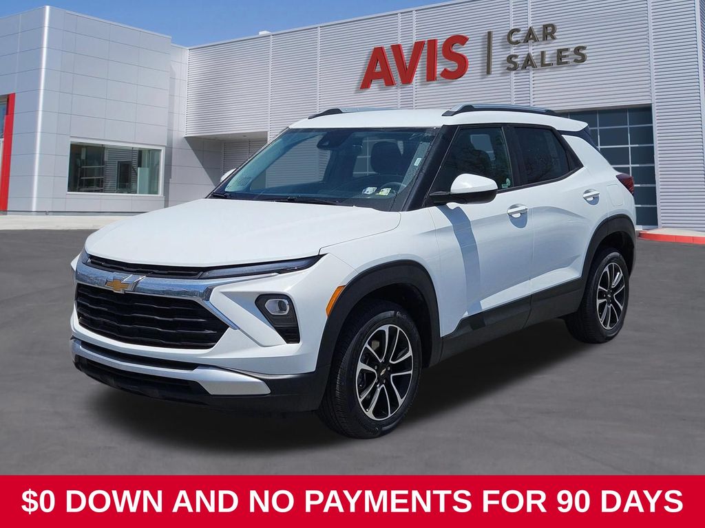 Summit White 2025 Chevrolet Trailblazer SUV / Crossover Four-Wheel Drive 9-Speed Automatic