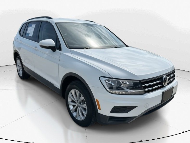 2019 Pure White Volkswagen Tiguan 2.0T S FWD SUV
