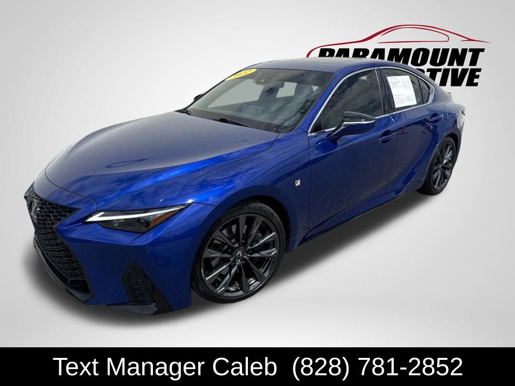 Blue Mica 2022 Lexus IS Sedan Rear-Wheel Drive 8-Speed Automatic