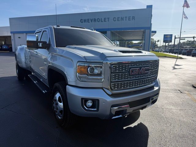 Quicksilver Metallic 2018 GMC Sierra 3500HD Denali Crew Cab LB DRW 4WD Pickup Truck Four-Wheel Drive 6-Speed Automatic