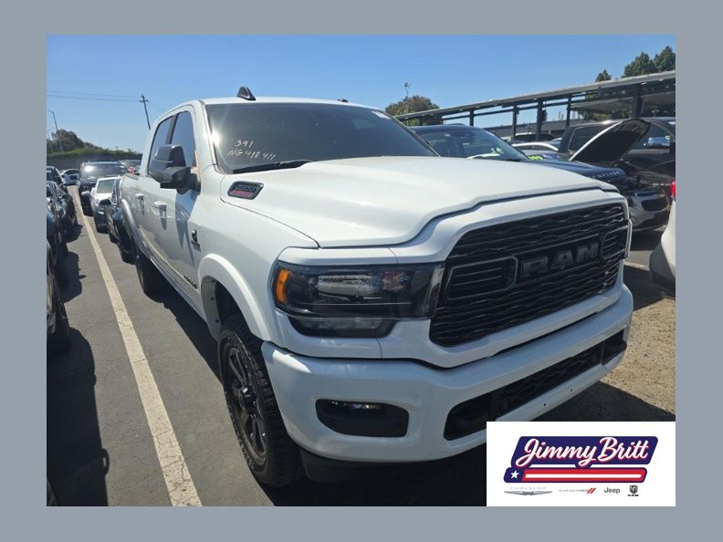 Bright White Clearcoat 2022 RAM 2500 Limited Mega Cab 4WD Pickup Truck Four-Wheel Drive 6-Speed Automatic