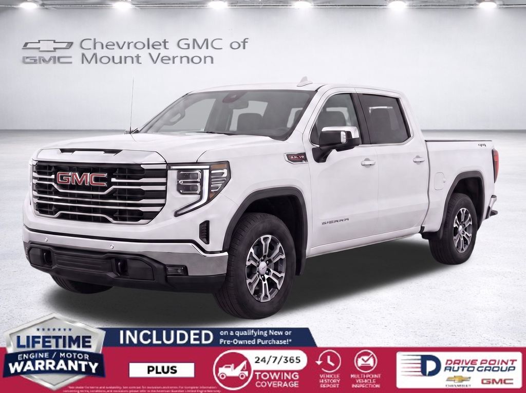 Summit White 2026 GMC Sierra 1500 Pickup Truck Four-Wheel Drive Automatic