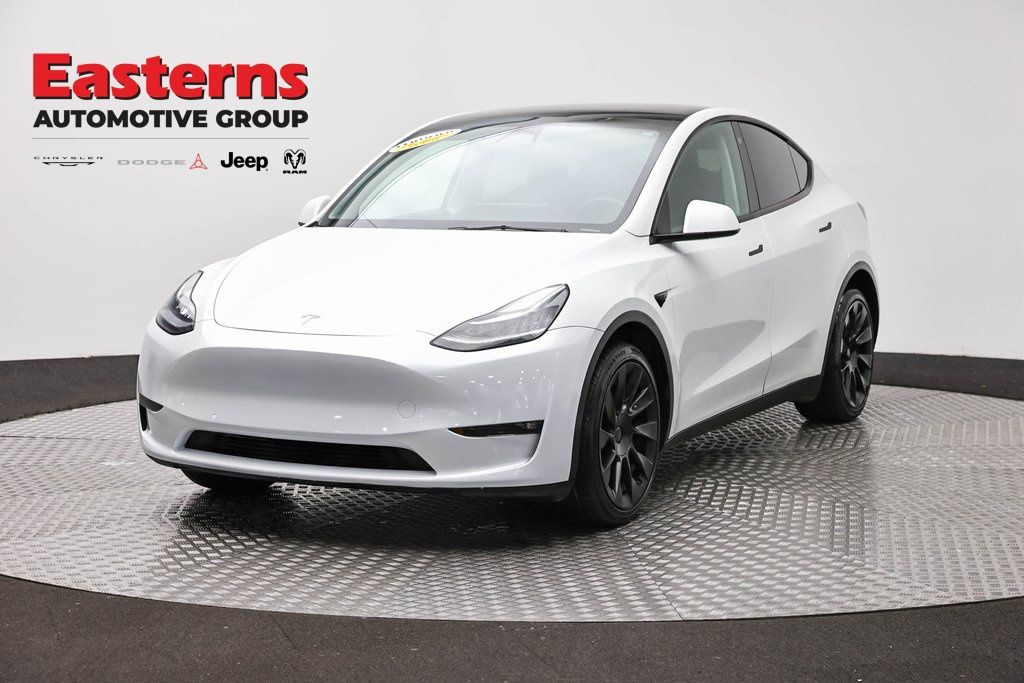 White 2022 Tesla Model Y SUV / Crossover All-Wheel Drive 1-Speed Automatic