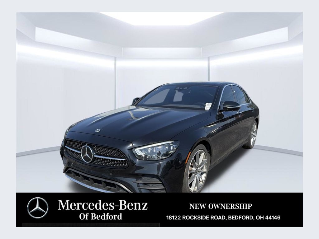 Obsidian Black 2022 Mercedes-Benz E-Class Sedan All-Wheel Drive 9-Speed Automatic