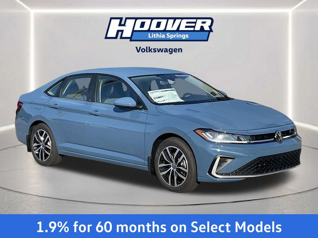 Monterey Blue 2025 Volkswagen Jetta Sedan Front-Wheel Drive 8-Speed Automatic