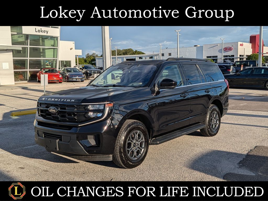 Black Metallic 2025 Ford Expedition SUV / Crossover Four-Wheel Drive Automatic