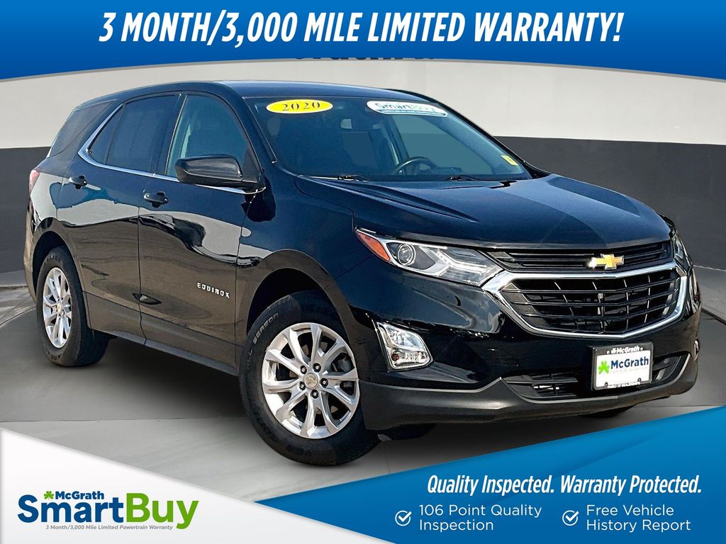 Mosaic Black Metallic 2020 Chevrolet Equinox SUV / Crossover Four-Wheel Drive 6-Speed Automatic Overdrive