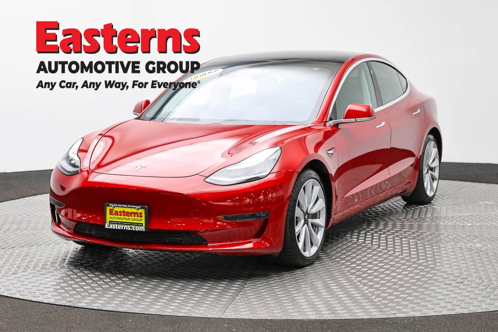 Red Multi-Coat 2020 Tesla Model 3 Performance AWD Sedan All-Wheel Drive 1-Speed Automatic