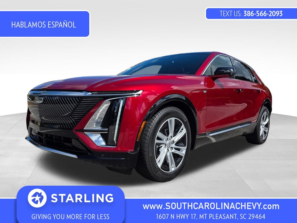 Radiant Red Tintcoat 2024 Cadillac LYRIQ SUV / Crossover Rear-Wheel Drive 1-Speed Automatic