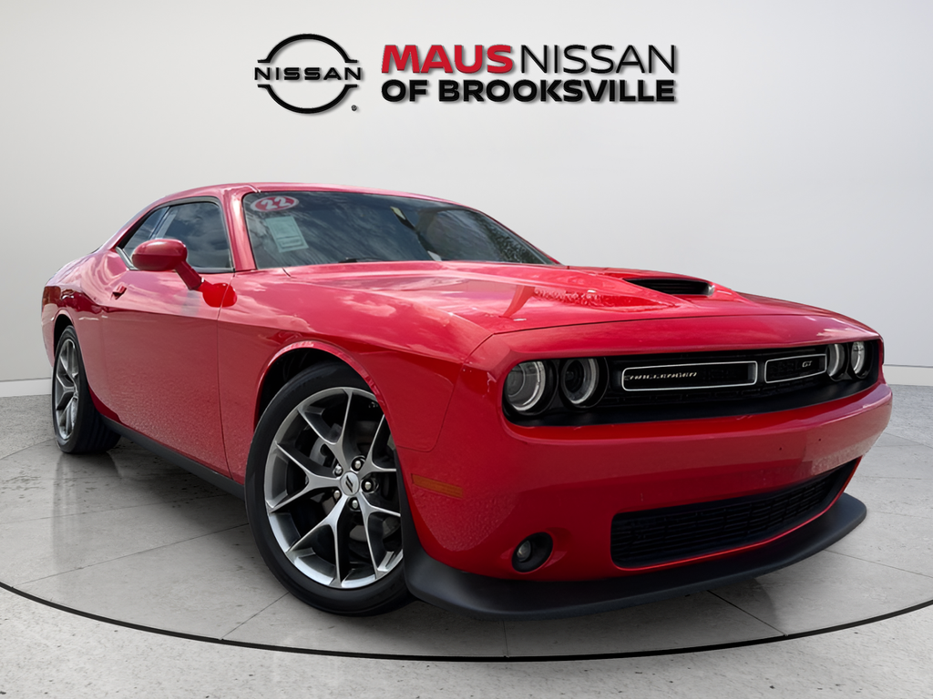 Torred Clearcoat 2022 Dodge Challenger Coupe Rear-Wheel Drive 8-Speed Automatic