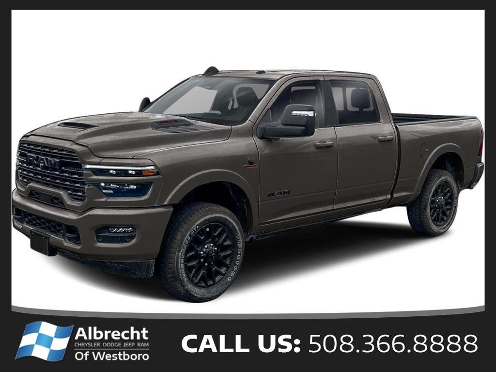 Diamond Black Crystal Pearlcoat 2026 RAM 3500 Pickup Truck Four-Wheel Drive 8-Speed Automatic