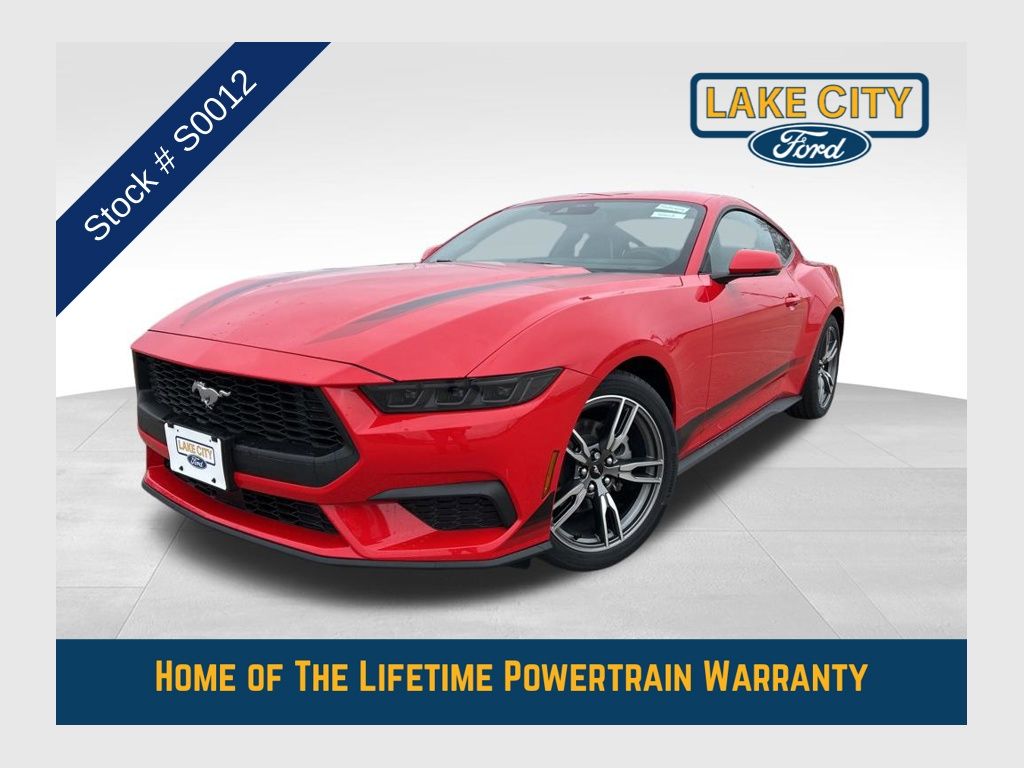 Race Red 2025 Ford Mustang EcoBoost Premium Fastback RWD Coupe Rear-Wheel Drive Automatic