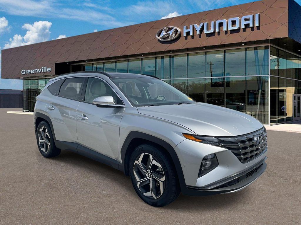 Shimmering Silver 2023 Hyundai Tucson Limited FWD SUV / Crossover Front-Wheel Drive 8-Speed Automatic
