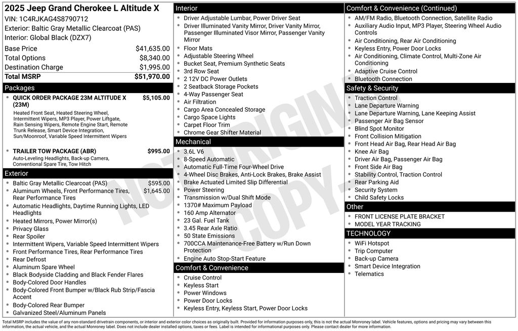 New 2025 Gray Jeep Altitude X image 4
