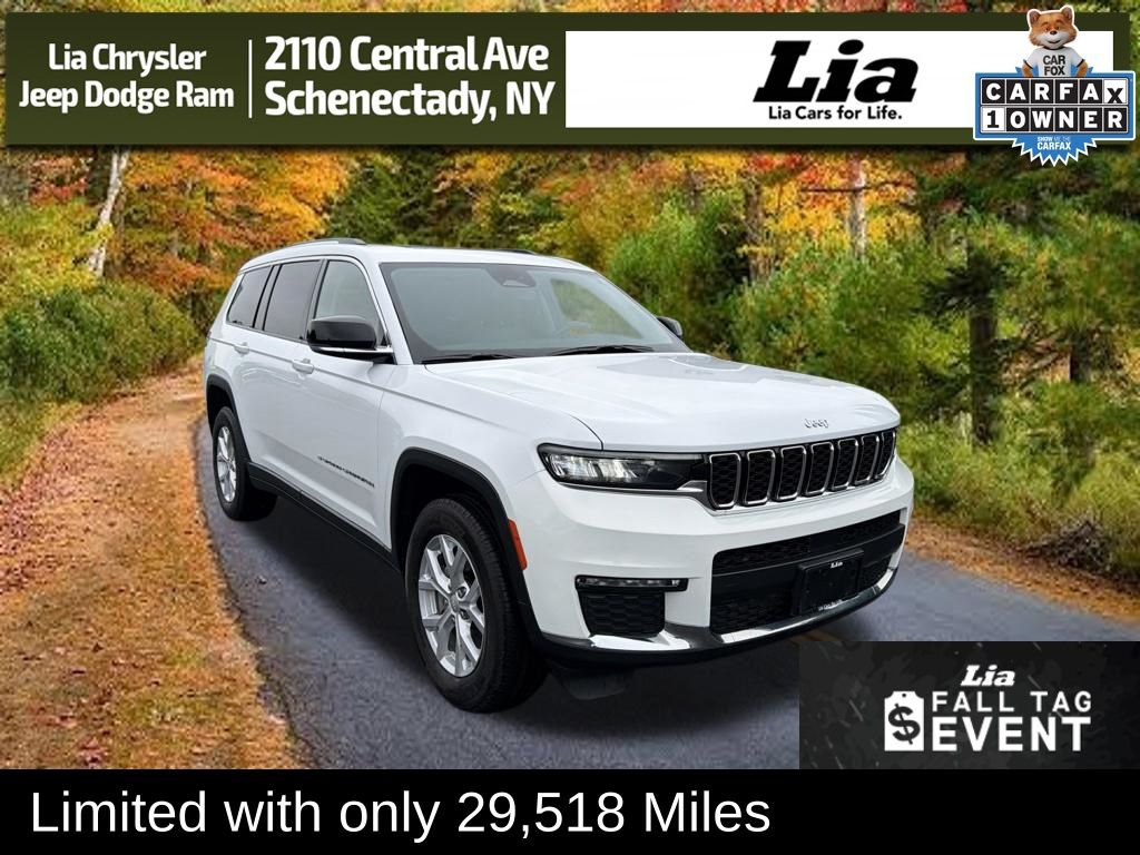 Bright White Clearcoat 2023 Jeep Grand Cherokee L SUV / Crossover Four-Wheel Drive 8-Speed Automatic