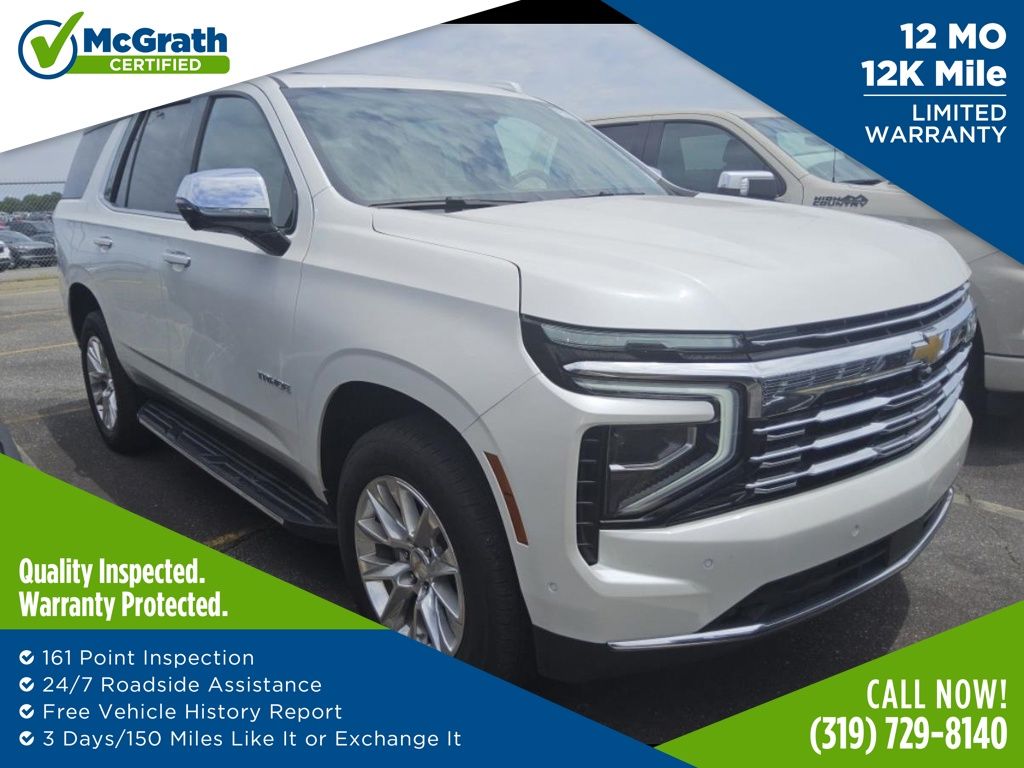 White (Iridescent Pearl Tricoat) 2025 Chevrolet Tahoe SUV / Crossover Four-Wheel Drive