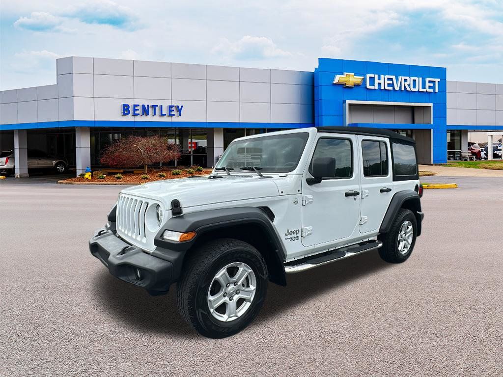 Bright White Clearcoat 2019 Jeep Wrangler Unlimited Sport S 4WD SUV / Crossover Four-Wheel Drive 8-Speed Automatic