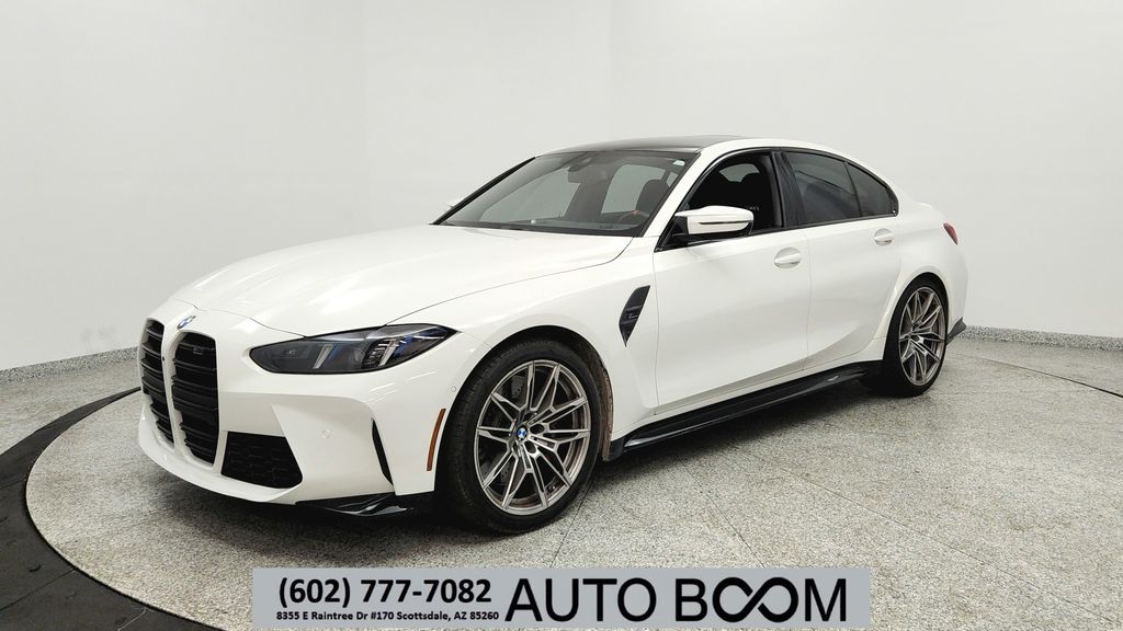 Alpine White 2025 BMW M3 Sedan All-Wheel Drive 8-Speed Automatic