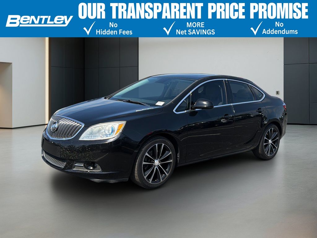 Black (Ebony Twilight Metallic) 2016 Buick Verano Sedan Front-Wheel Drive 6-Speed Automatic Overdrive