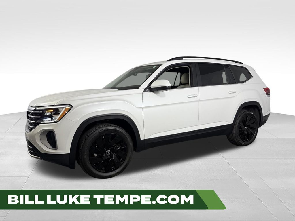 Opal White Pearl 2026 Volkswagen Atlas SUV / Crossover All-Wheel Drive 8-Speed Automatic