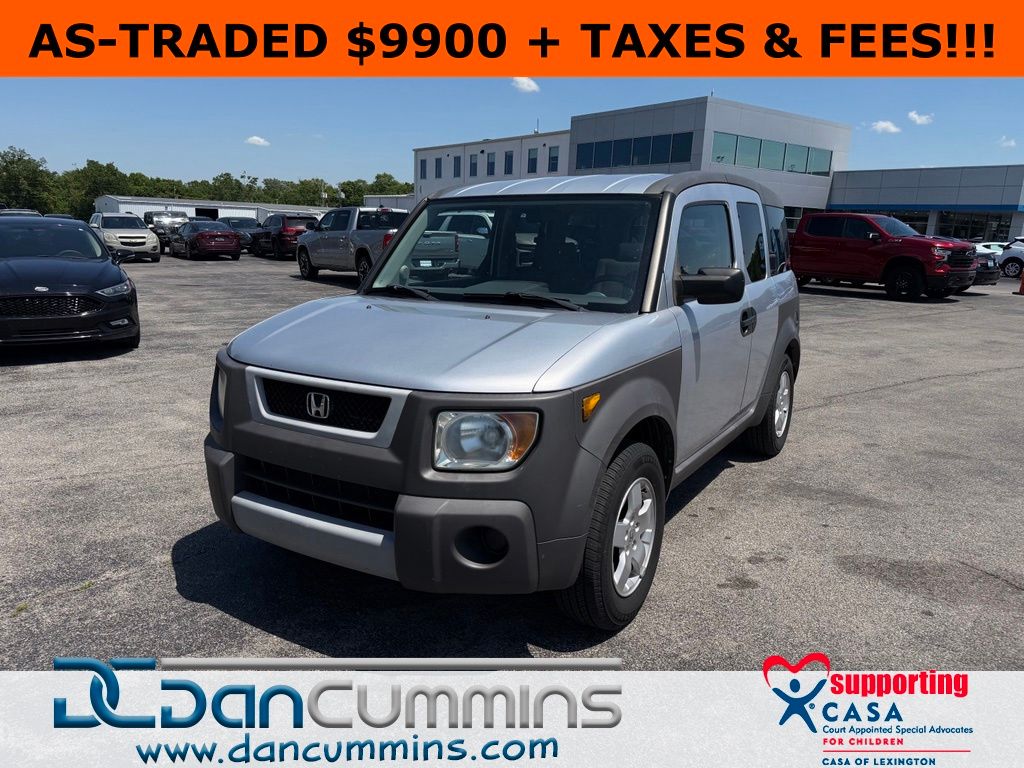 Silver 2003 Honda Element EX AWD SUV / Crossover All-Wheel Drive 4-Speed Automatic Overdrive