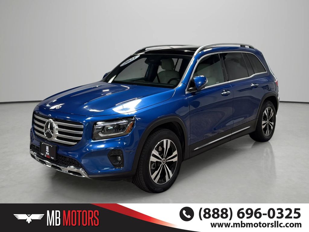 Blue 2025 Mercedes-Benz GLB SUV / Crossover All-Wheel Drive 8-Speed Dual Clutch