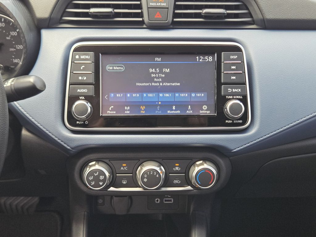2025 Nissan Versa 1.6 SV Red at South Houston Nissan