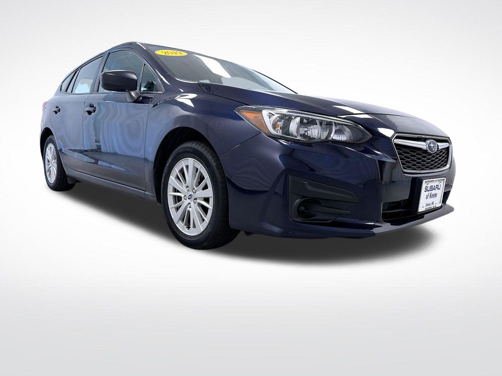 Dark Blue Pearl 2019 Subaru Impreza Hatchback All-Wheel Drive Continuously Variable Transmission