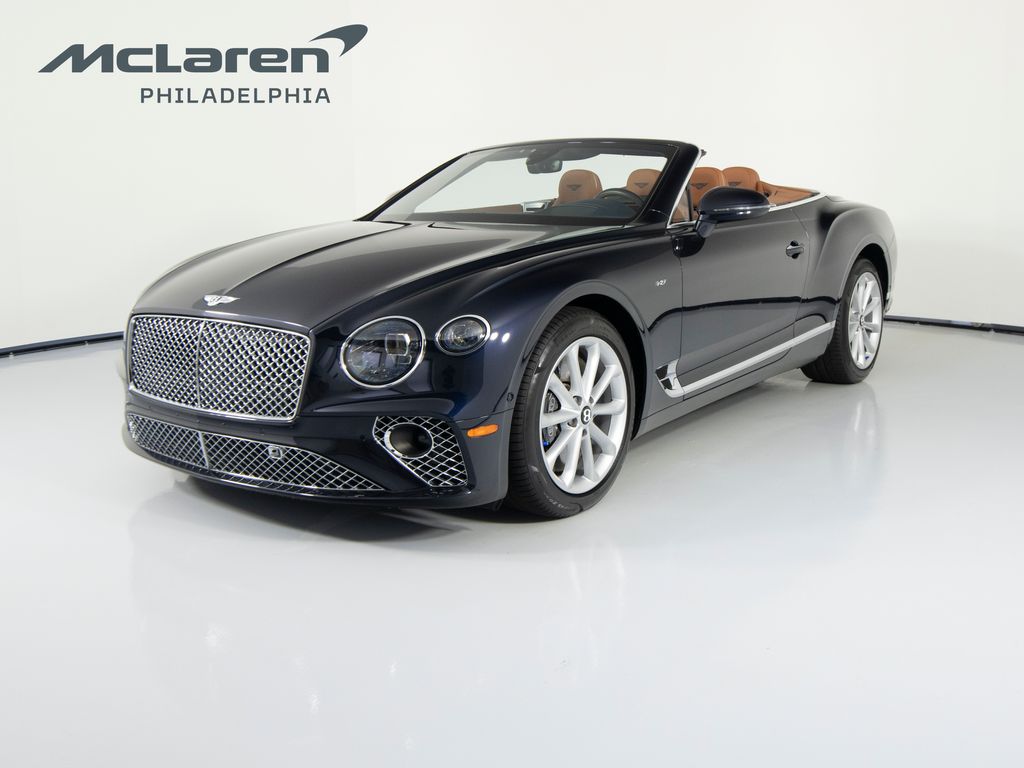Dark Sapphire 2020 Bentley Continental GTC V8 AWD Convertible All-Wheel Drive 8-Speed Automatic