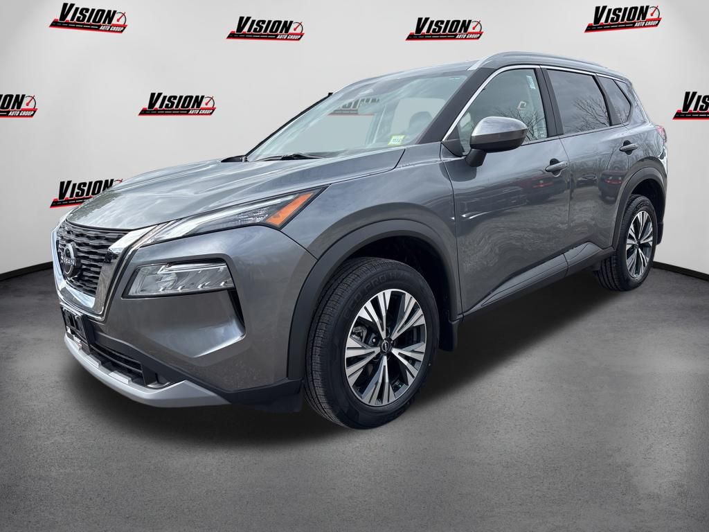 Gray (Gun Metallic) 2023 Nissan Rogue SV AWD SUV / Crossover All-Wheel Drive Continuously Variable Transmission