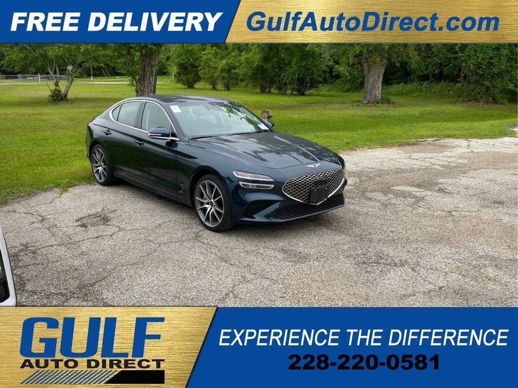Tasman Blue 2025 Genesis G70 2.5T Standard RWD Sedan Rear-Wheel Drive 8-Speed Automatic