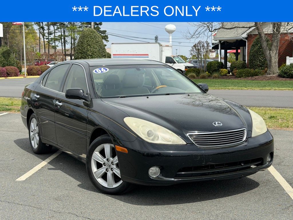 Black Onyx 2006 Lexus ES 330 FWD Sedan Front-Wheel Drive 5-Speed Automatic Overdrive