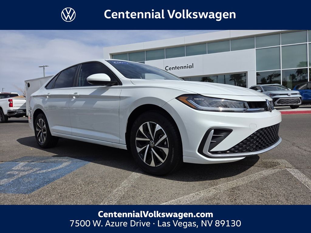 Pure White 2026 Volkswagen Jetta Sedan Front-Wheel Drive 8-Speed Automatic